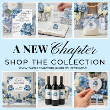A New Chapter Blue Books Bridal Shower Supplies