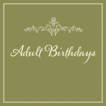 Adult Birthdays