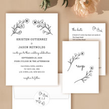 Wildflower Wedding Collection