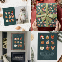 Meowy + Bright Christmas Cats