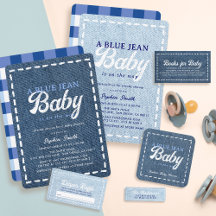 Blue Jean Baby Denim Baby Shower Collection