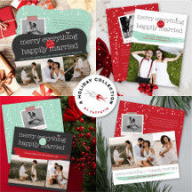 MERRY EVERYTHING, HAPPILY MARRIED HOLIDAY WEDDING