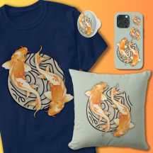 Abstract Koi Fish Design