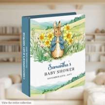 Classic Peter Rabbit Baby Shower Album 104B