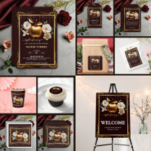 Elegant Gold Apple of Our Eye Baby Shower