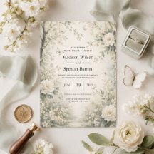 White Butterfly Spring Garden Wedding Suite