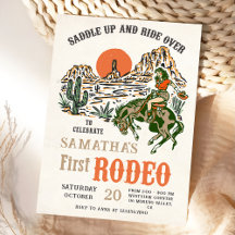 Western Rodeo Cowgirl Party