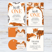 Wild One Tiger 1st Birthday Party