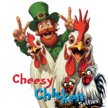 Cheesy Chicken Selfies Tank Tops