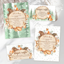 Woodland baby shower