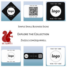 Simple Logo Business Promotional Signage