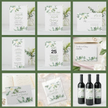 Elegant White Roses & Greenery