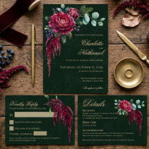 Moody Floral Wedding