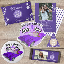 Purple Theme Gifts & Cards for Girl's Youth Clubs