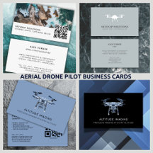 Aerial Drone Pilot Business Cards