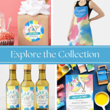 Paint and Sip Birthday Party Supplies