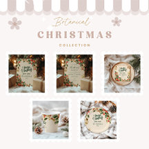 Rustic Holly Pomegranate Christmas Party