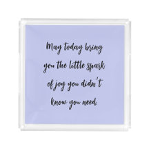 Custom Name Quote Personalized Serving Trays