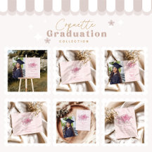 Coquette Pink Bow Graduation