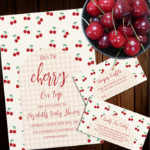 Cherries Baby Shower
