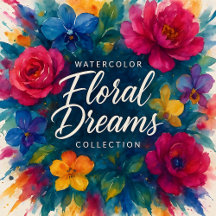 Watercolor Floral Dreams Collection