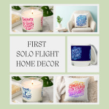 First Solo Flight - Home & Decor
