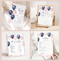 Balloons gender reveal