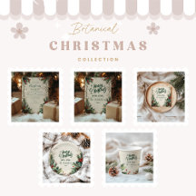 Rustic Birch Pinecone Christmas Party