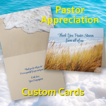 Pastor Appreciation Cards