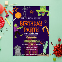Zombie Party Invitation 