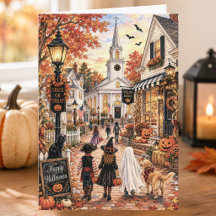 STORYBOOK VILLAGE HAPPY HALLOWEEN CARDS COLLECTION