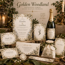 Golden Woodland Enchanted Elven Fantasy Wedding