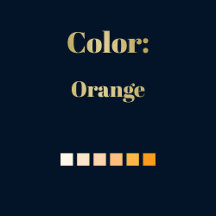 Color - orange - including terracotta