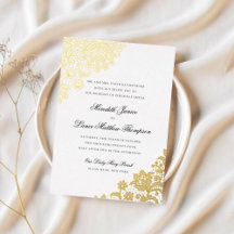 Real Foil Wedding Invitations