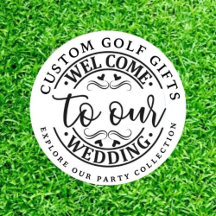 Custom Golf Wedding