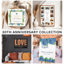 30TH WEDDING ANNIVERSARY Stationery & Supplies