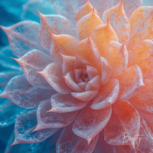 Crystal Bloom Pastel Candy Succulent