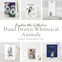 Hand Drawn Whimsical Animals 