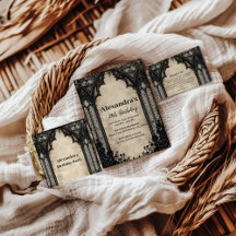 Gothic Chandelier Midnight Birthday