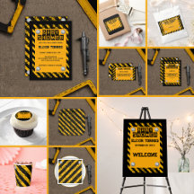 Construction Yellow & Black