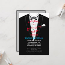 Black Tie Bachelor Party Supplies