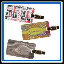 Photography and Digital Art Designed Luggage Tags 