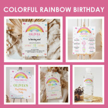 Colorful Rainbow Birthday