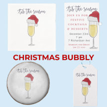 Christmas Bubbly Santa Hat