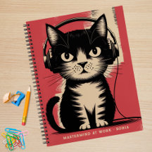 Retro Vintage Style of Black Cat,Funny,Custom Gift