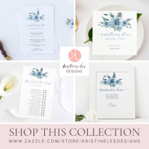 Something Blue Before I Do Floral Bridal Shower