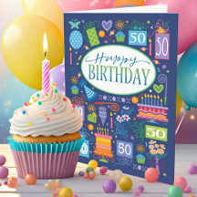 50th Birthday Cards