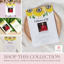 Sunflower Celebration of Life Memorial Funeral