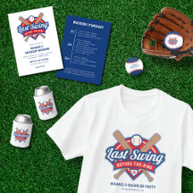 Last Swing Before the Ring Baseball Bachelor Party