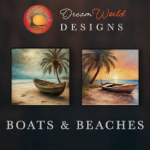 Boats and Beaches: Fantasy Dreamscape Collection